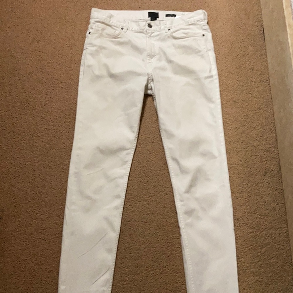 H&M Skinny Jeans White Color size 30x30